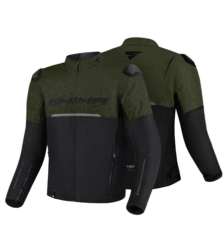 Текстилно мото яке SHIMA DRIFT BLACK/KHAKI