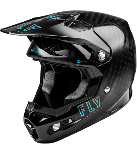 Мотокрос каска FLY RACING Formula Smart Carbon Solid Helmet - Black
