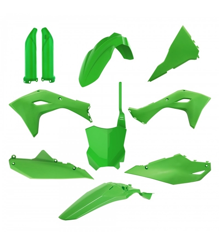 Комплект пластмаси POLISPORT Full Plastic Kit Kawasaki KX 450 (2024-25) Green