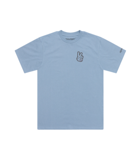 Тениска TROY LEE DESIGNS Peace Out  - Smoke Blue