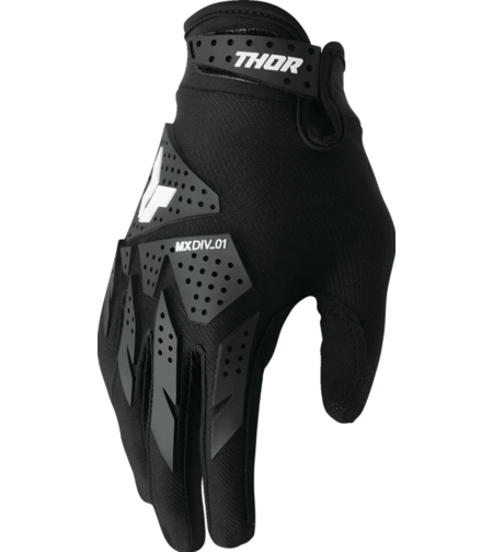 Mотокрос ръкавици THOR LAUNCHMODE-XP BLACK
