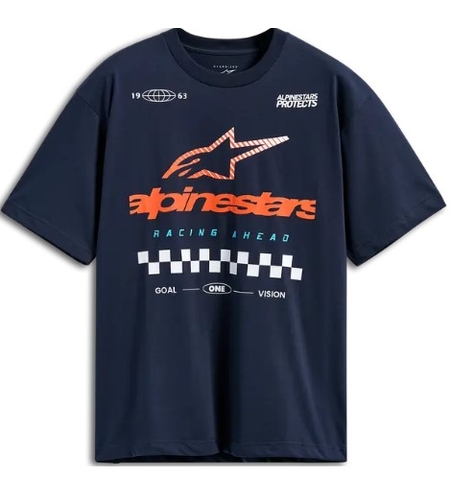 Тениска ALPINESTARS SS CSF OVERSIZED APLOMB NAVY