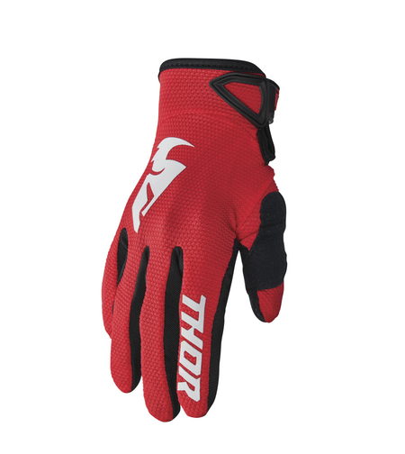 Мотокрос ръкавици THOR SECTOR RED/WHITE
