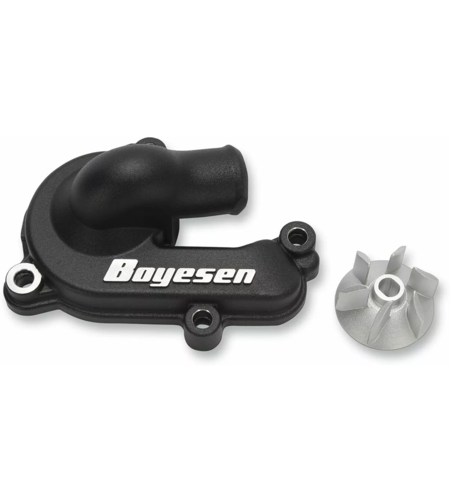 Комплект капак на водната помпа и работно колело BOYESEN COVER/IMP WATPUMP KTM Black