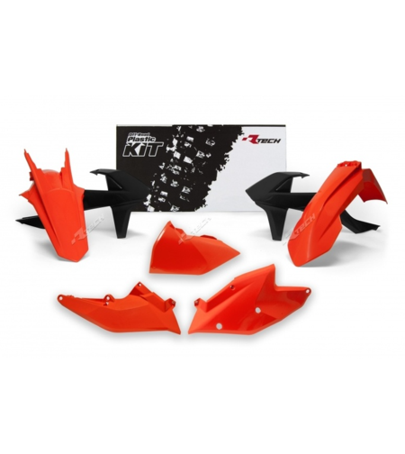 Комплект пластмаси RACETECH Plastic Kit OEM Color (2017) Orange/Black KTM 17-19