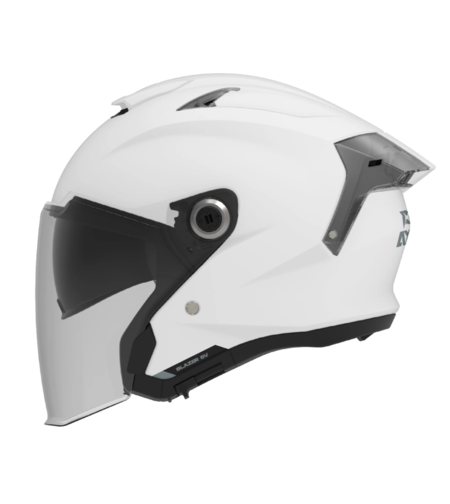 КАСКА ЗА СКУТЕР AXXIS BLAZER SV SOLID WHITE GLOSS