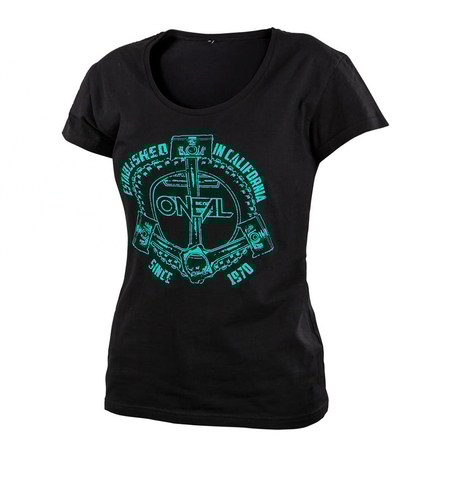 Дамска мото тениска O'NEAL ANCHOR BLACK
