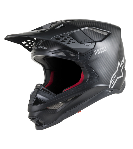 Мотокрос каска ALPINESTARS SM10 BLACK CARBON