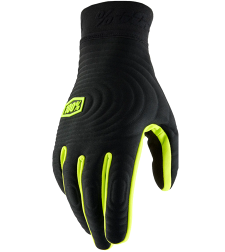 Мотокрос ръкавици 100% BRISKER XTREME BLACK/FLUO YELLOW