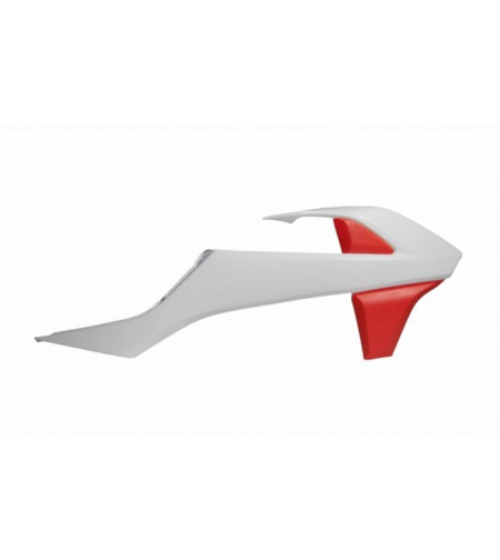 Пластмасови капаци за радиатор RACETECH Radiator Scoops KTM SX 85 18-24 (White/Orange)