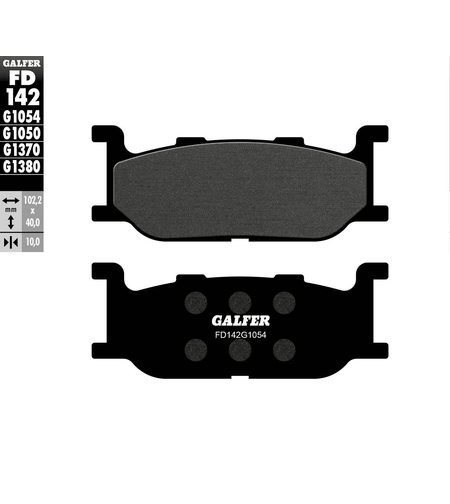 Предни мото накладки Galfer SEMI METAL FD142G1054