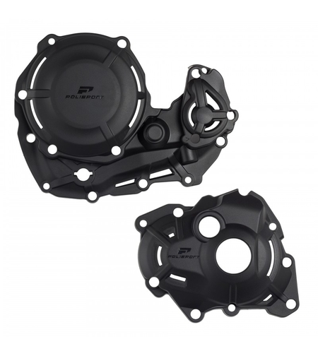 Комплект екстремен протектор за капака на двигателя POLISPORT Extreme Engine Protection Kit Yamaha YZ 450FX / WR 450F 2024 Black