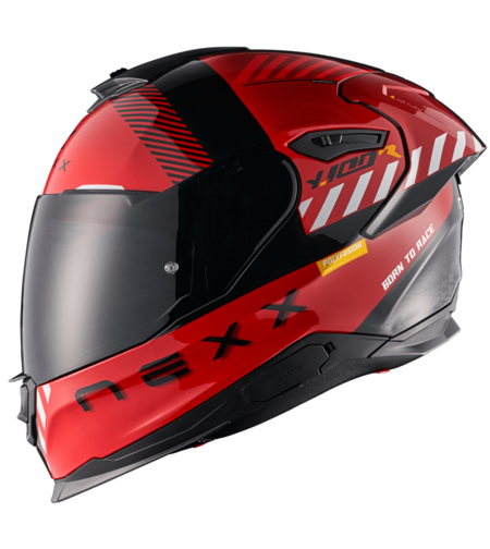 Каска NEXX Y100R FADE RED BLACK