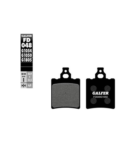 Предни/задни мото накладки Galfer SCOOTER FD048G1050