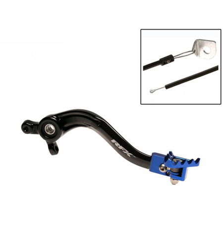 Заден лост за спирачка RFX Pro FT Rear Brake Lever (Black/Blue) - Husqvarna TC65 17-24