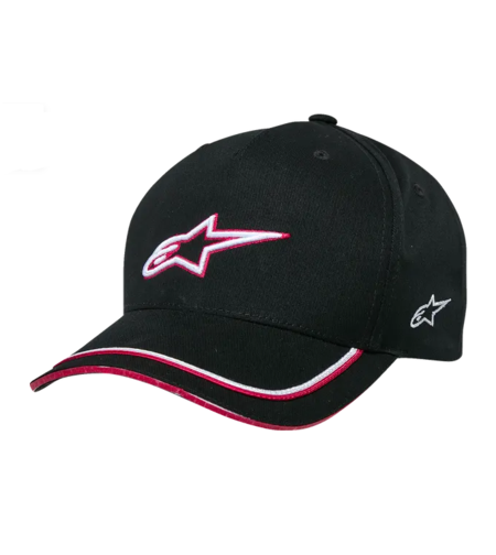 Шапка ALPINESTARS CRV BILL SNP ASCENSION BLACK/RED