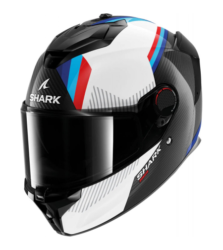 Каска SHARK SPARTAN GT PRO DOKHTA CARBON BLACK/WHITE/RED