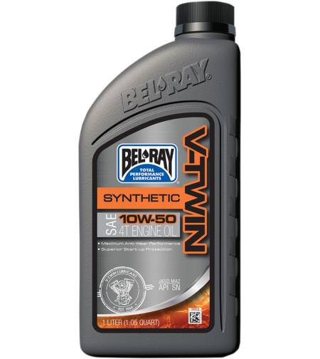 Масло BEL-RAY V-Twin Synthetic 4T 10W-50 1L