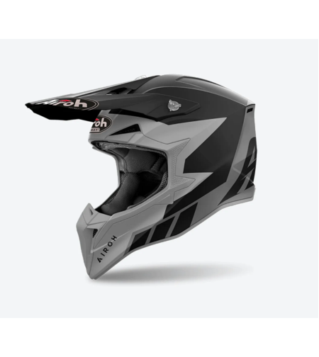 Мотокрос каска AIROH WRAAAP RELOADED ANTHRACITE MATT