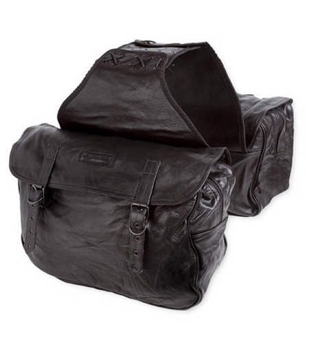 Кожени дисаги за мотор A-PRO SPIRIT BLACK