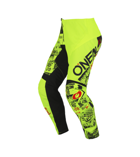 Детски мотокрос брич O'NEAL ELEMENT ATTACK V.23 NEON YELLOW/BLACK