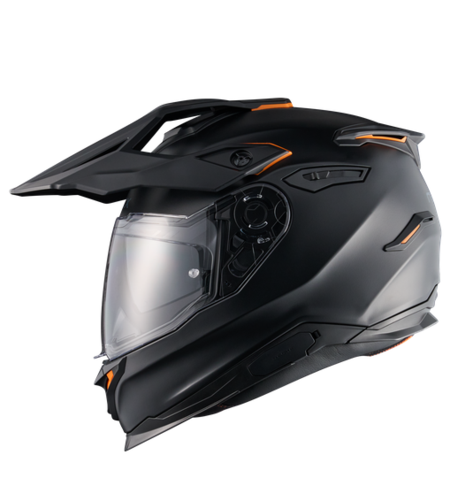 Адвенчър каска NEXX  Y.TRAVL PLAIN BLACK