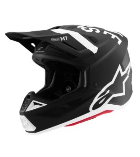 Мотокрос каска ALPINESTARS SM7 DASHER BLK/WHT