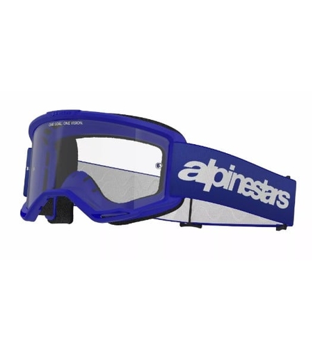 Мотокрос очила ALPINESTARS VISION 3 WORDMARK BLUE CLEAR