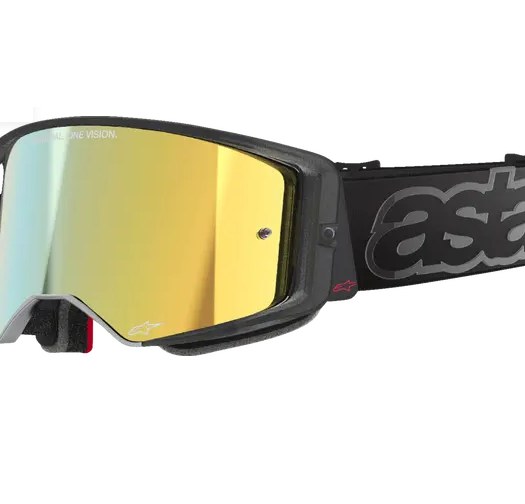 Мотокрос очила ALPINESTARS SUPERTECH VISTA BLACK MIRROR-GOLD