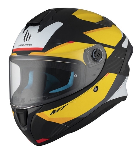 Каска MT TARGO S KAY B3 MATT BLACK/YELLOW