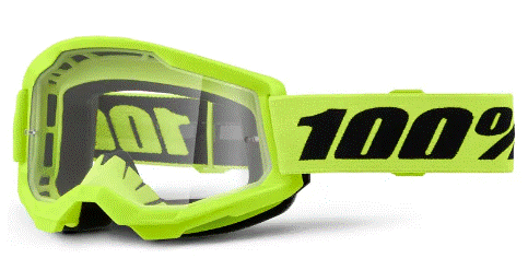 Детски мотокрос очила 100% STRATA2 Neon Yellow