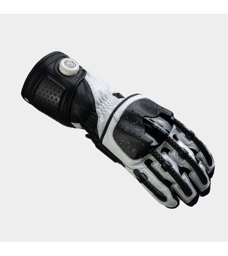 Кожени ръкавици KNOX Handroid Mk5 BLACK/WHITE LIMITED