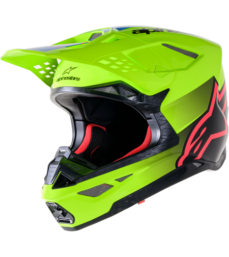 Мотокрос каска ALPINESTARS SM10 UNIT YL/BK