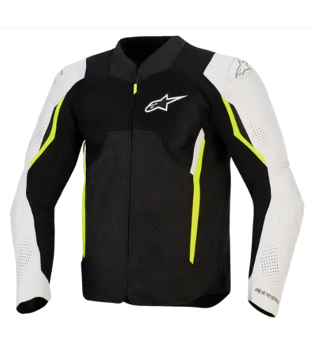 Текстилно яке ALPINESTARS AST AIR V3 BLACK/SILVER/YELLOW FLUO