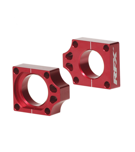 Блок втулка за задна ос RFX Pro Rear Axle Adjuster Blocks (Red) Honda CR 125R/250R 02-07 CRF 250R 04-09
