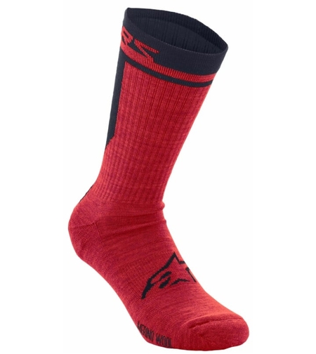 Чорапи ALPINESTARS MERINO 24 RED/BLACK