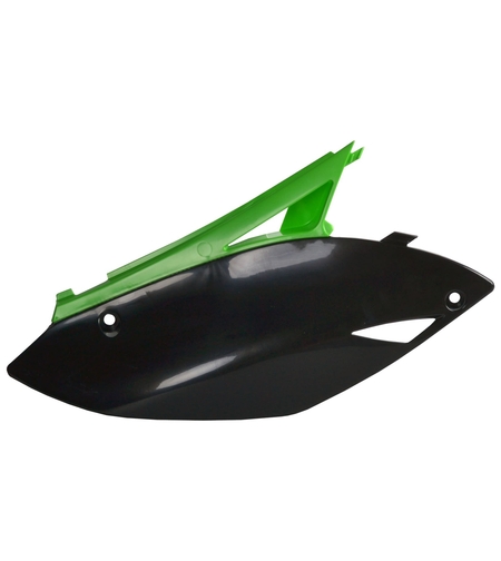 Странични панели Polisport за Kawasaki KX250F - 2009-12 / KX450F - 2009-11 Green/Black OEM Color