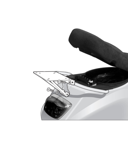 Монтажен комплект за куфари SHAD TOP MASTER PIAGGIO LX50/125 05-08
