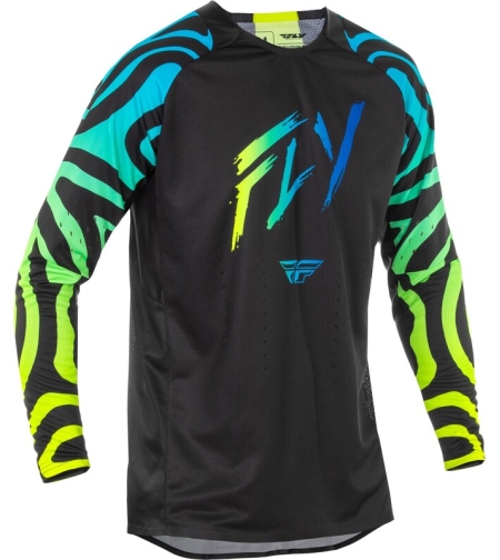 Мотокрос блуза FLY RACING Evolution DST S.E. Zen - Black/Blue/Hi-Vis 2025