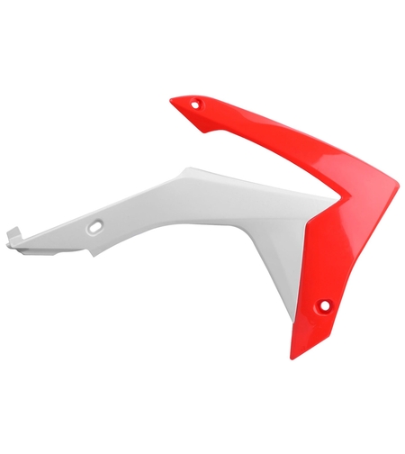 Пластмасови капаци за радиатор Polisport HONDA CRF250R - 2014-17 /CRF450R - 2013-16 RED/WHITE OEM