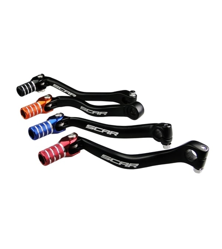 Лост за превключване на скорости SCAR Gear Shift Lever HONDA CR125R 87-07 RED