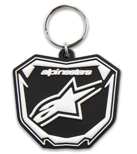 Ключодържател ALPINESTARS FOB PLATE BLACK/WHITE