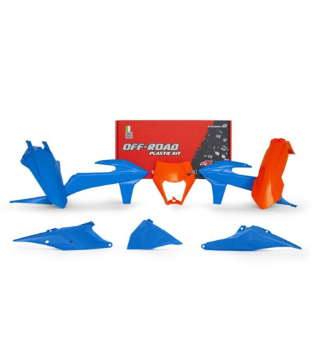 Комплект пластмаси RACETECH Plastic Kit (Orange/Blue) KTM 20-23