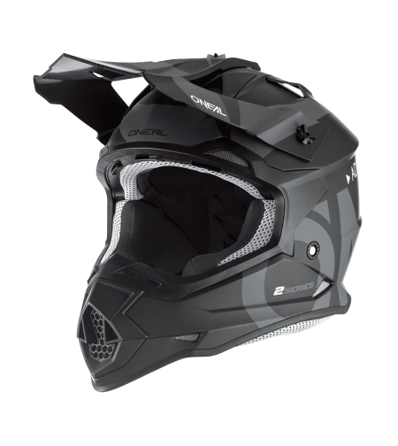 Мотокрос каска O'NEAL 2SERIES SLICK V.23 BLACK/GRAY