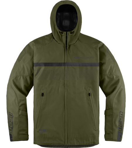 Текстилно мото яке ICON PDX3 CE - OLIVE