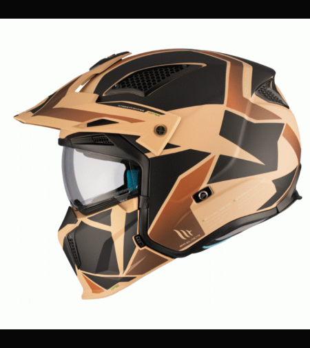 КАСКА MT STREETFIGHTER S SV P1R B9 BROWN