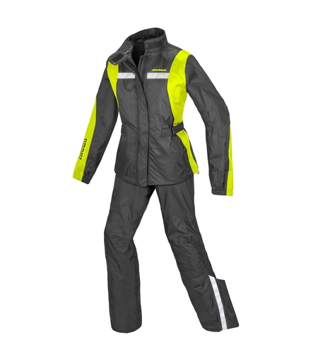 Дамски комплект дъждобран SPIDI TOURING RAIN KIT Yellow fluo