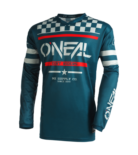 Мотокрос джърси O'NEAL SQUADRON V.22 TEAL/GRAY