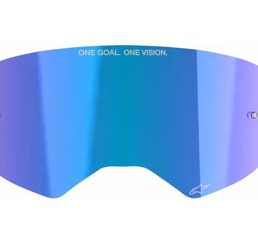 Плака за мотокрос очила ALPINESTARS SUPERTECH BLUE MIRROR