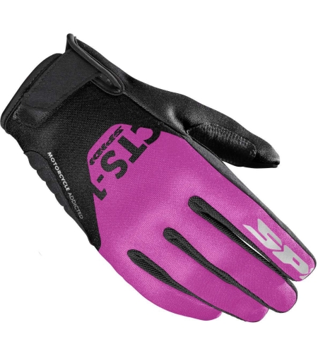 Дамски мото ръкавици SPIDI CTS-1 Black/Fuchsia